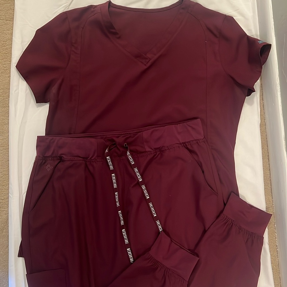 Med Couture Burgundry Set